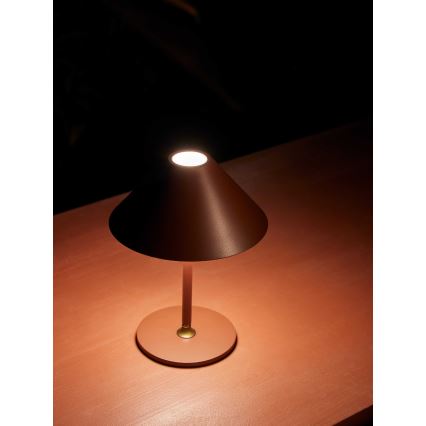 Halo Design 800834 - Lampe de table d'extérieur LED dimmable rechargeable HYGGE LED/3W/4000 mAh IP54 bordeaux