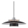 Halo Design 990259 - Suspension sur câble SORUP 1xE27/40W/230V Ø 40 cm noir/chrome brillant
