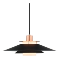Halo Design 990785 - Suspension RIVOLI sur câble 1xE27/40W/230V Ø 40 cm noir/cuivré