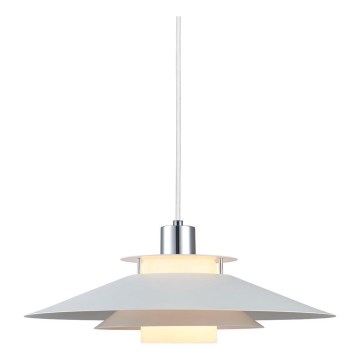 Halo Design 990792 - Suspension sur câble RIVOLI 1xE27/40W/230V Ø 40 cm blanc/chrome brillant