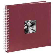 Hama - Album photo à spirale 28x24 cm 50 pages rouge