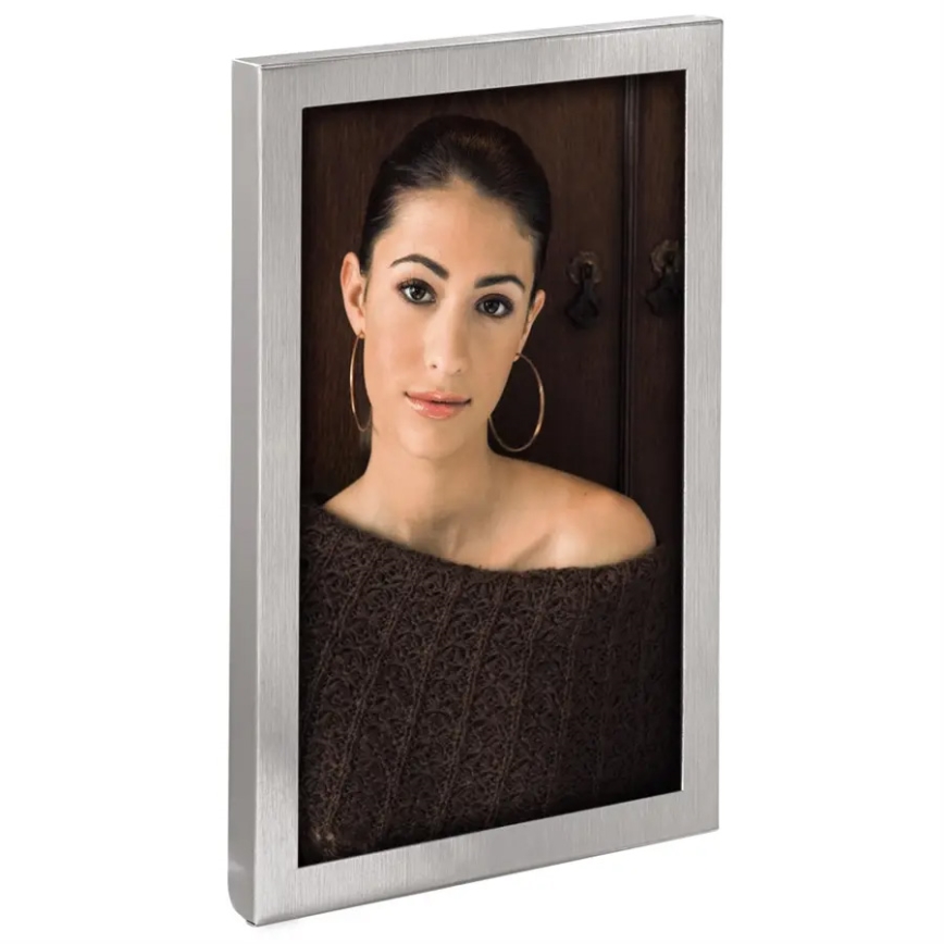 Hama - Cadre photo 10x15 cm chrome mat