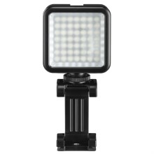 Hama - LED Lumière à intensité variable pour téléphones, appareils photo et caméras LED/5,5W/2xAA