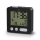 Hama - Réveil avec écran LCD et thermomètre 2xAAA noir