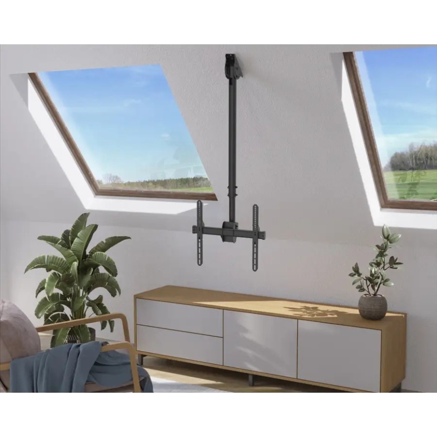 Hama - Support de plafond pour TV orientable 32-65" noir