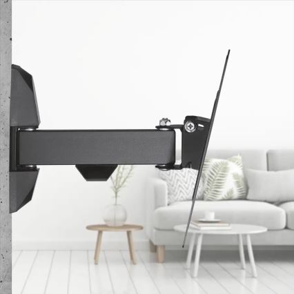 Hama - Support mural pour TV avec un bras articulé 19-48 noir