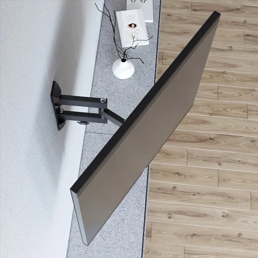 Hama - Support mural pour TV avec un bras articulé 19-48 noir