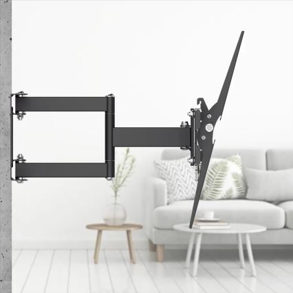 Hama - Support mural pour TV avec un bras articulé 19-48 noir