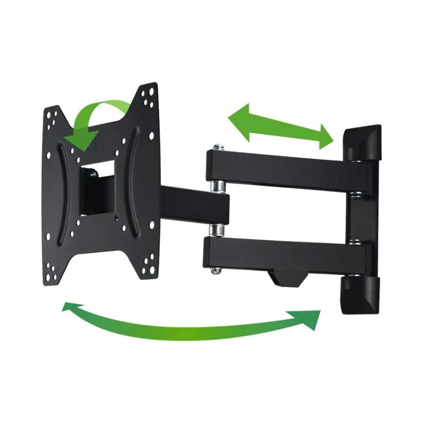 Hama - Support mural pour TV avec un bras articulé 19-48 noir
