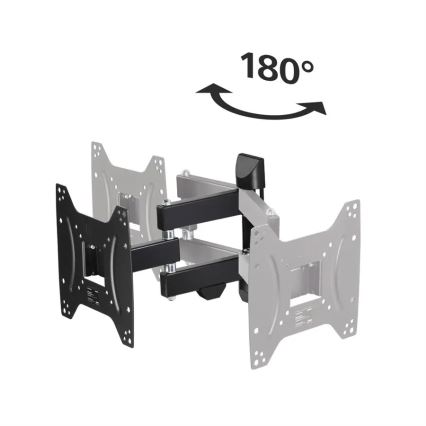 Hama - Support mural pour TV avec un bras articulé 19-48 noir