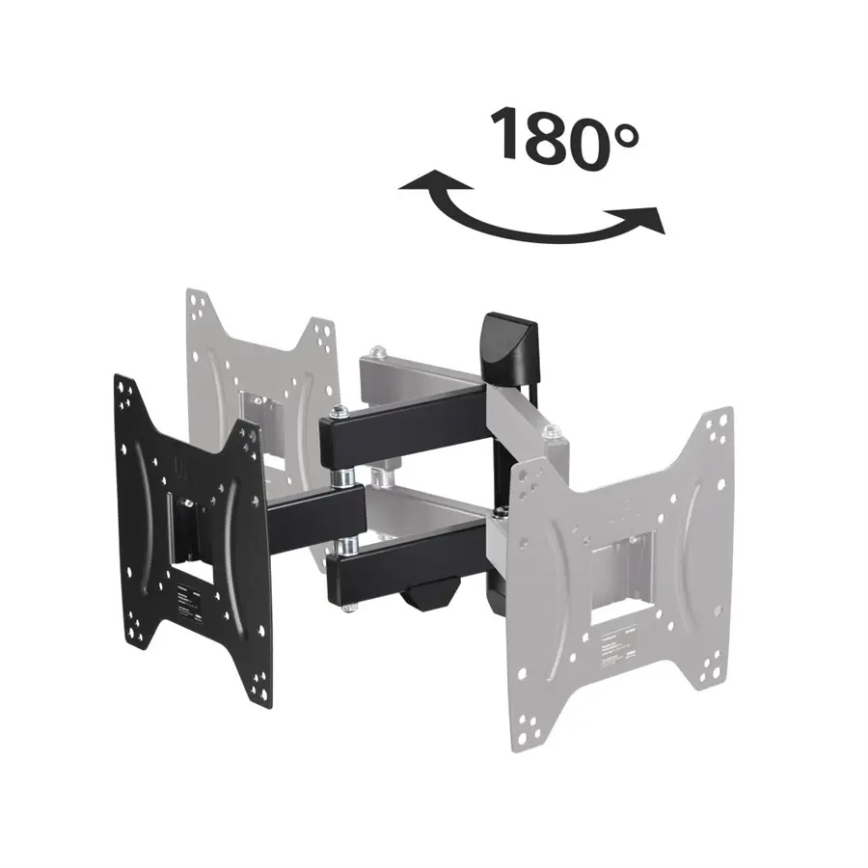 Hama - Support mural pour TV avec un bras articulé 19-48 noir