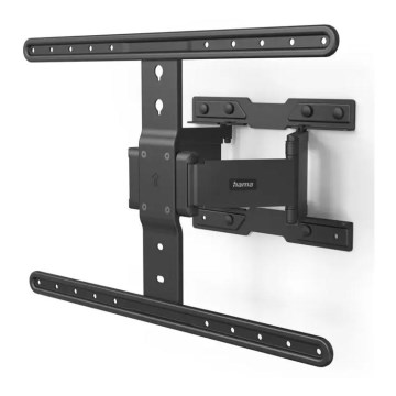 Hama - Support mural pour TV fixe avec charnière 37-90 noir