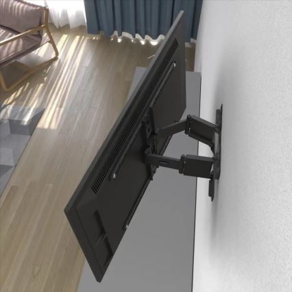 Hama - Support mural pour TV fixe avec charnière 37-90 noir
