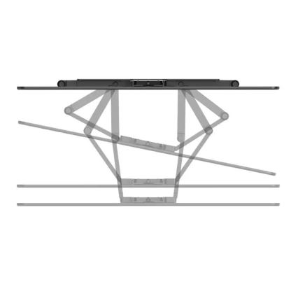 Hama - Support mural pour TV fixe avec charnière 37-90 noir
