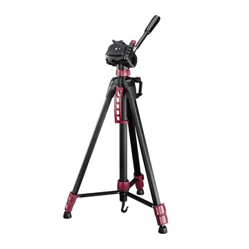 Hama - Trépied pour appareil photo 160 cm noir/rouge