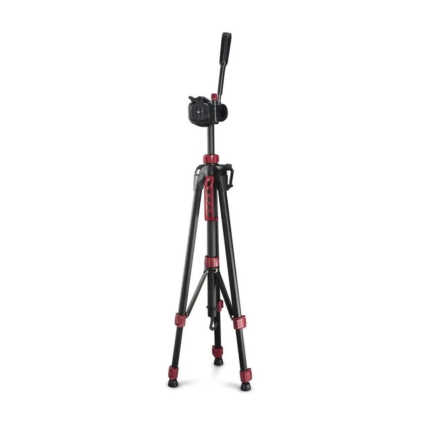 Hama - Trépied pour appareil photo 160 cm noir/rouge