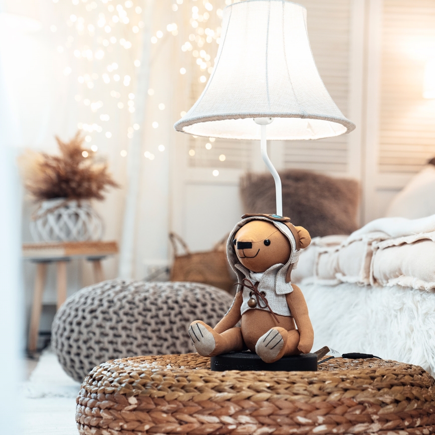 Happy Lamps - Lampe de table enfant CHARLES LED/5,4W/230V ours
