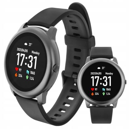 Haylou - Montre connectée LS05 Solar Bluetooth IP68 noire