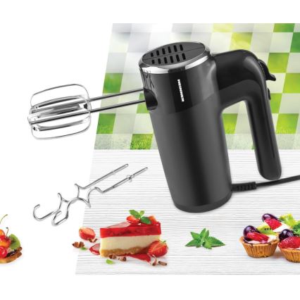 Heinner HM-300BK - Batteur à main 300 W / 230 V, noir