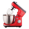 Heinner HPM-600RD - Robot ménager avec bol en acier inoxydable 600W/230V rouge