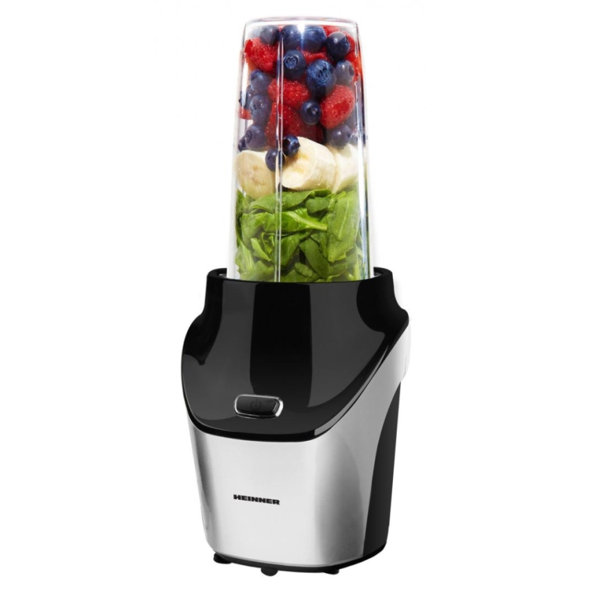 Heinner HSB-T1000SS - Mixeur Nutri pour smoothies 1000W/230V chrome mat/noir
