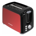 Heinner HTP-700BKRD - Grille-pain à deux fentes 700W/230V rouge/chrome mat