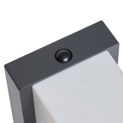 Hesperide - Applique murale solaire LED avec détecteur de mouvement MULTY LED/3,7 V 2600 mAh IP65 anthracite