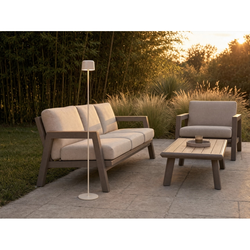 Hesperide - Lampe solaire LED BOLTY LED/3,7V 2600 mAh IP65 beige