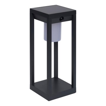 Hesperide - lanterne solaire LED avec détecteur de mouvement et capteur crépusculaire PIKY LED/3,7V 2600 mAh 40 cm IP65 anthracite