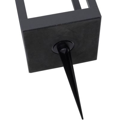 Hesperide - Lanterne solaire LED PIKY avec détecteur de mouvement, 3,7 V 2600 mAh, 40 cm, IP65, anthracite
