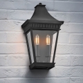 Hinkley - Applique murale extérieure CHAPEL HILL 2xE14/40W/230V IP44 noir
