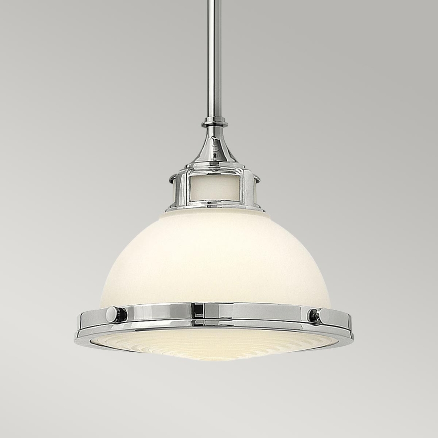Hinkley - Suspension-barre AMELIA 1xE27/60W/230V chrome brillant