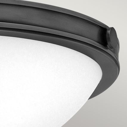 Hinkley - Plafonnier COLLIER 2xE27/40W/230V Ø 34,6 cm noir