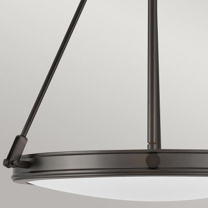 Hinkley - Lustre sur chaîne COLLIER 4xE14/40W/230V Ø 54,3 cm noir