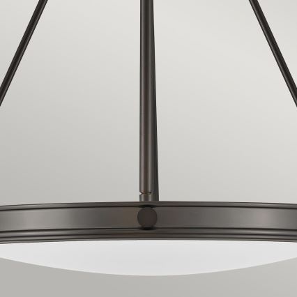 Hinkley - Lustre sur chaîne COLLIER 4xE14/40W/230V Ø 54,3 cm noir