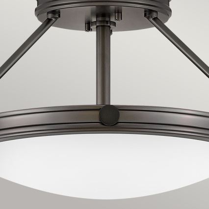 Hinkley - Plafonnier COLLIER 3xE14/40W/230V Ø 41,7 cm noir