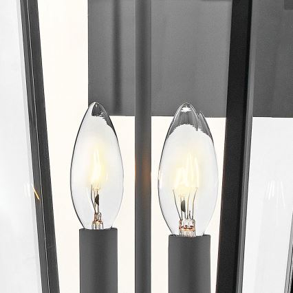 Hinkley - Applique murale extérieure DAWSON 2xE14/40W/230V IP44 noir
