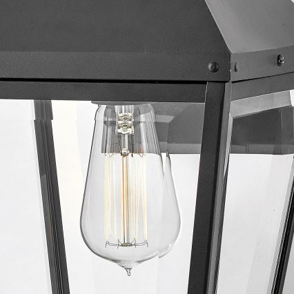 Hinkley - Applique murale extérieure DAWSON M 1xE27/60W/230V IP44 noir