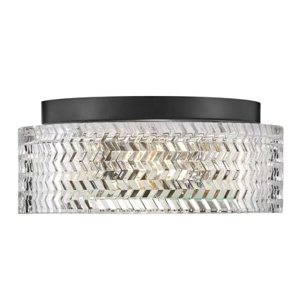 Hinkley - Plafonnier ELLE 2xE27/60W/230V d. 30,5 cm noir