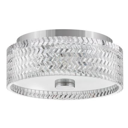 Hinkley Plafonnier ELLE 2xE27/60W/230V d. 30,5 cm chrome brillant