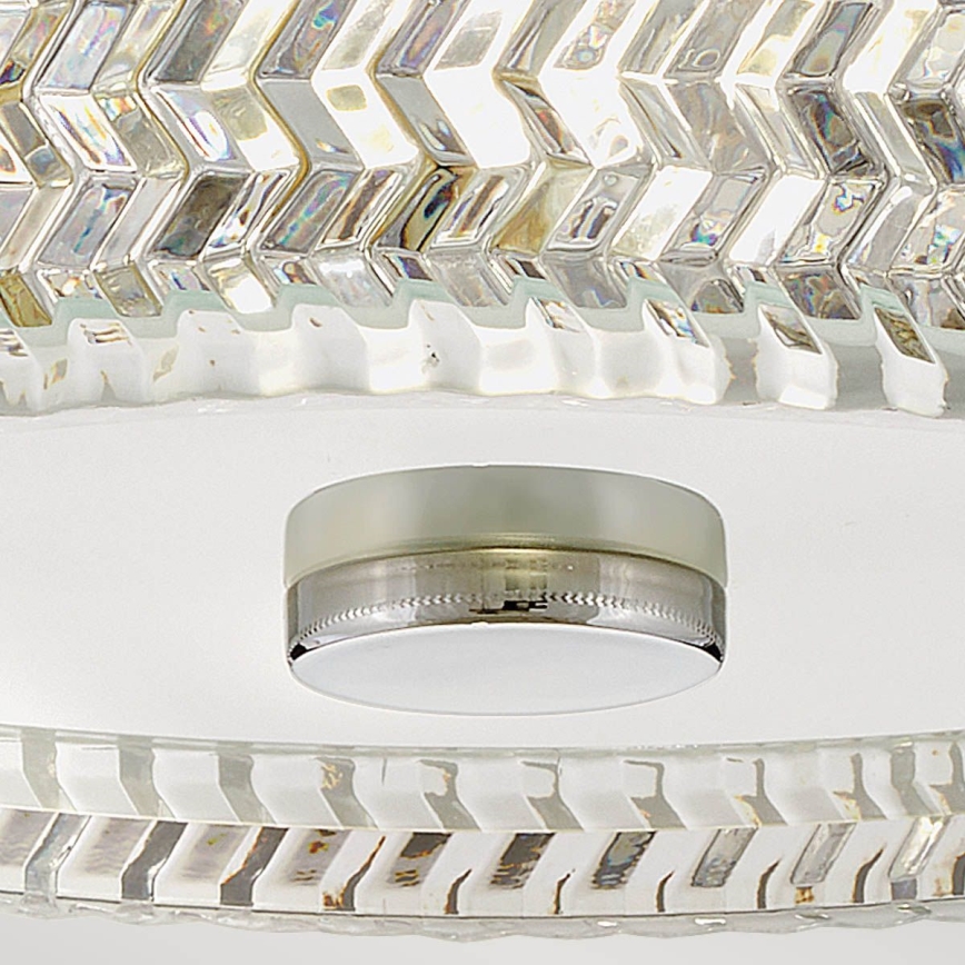 Hinkley Plafonnier ELLE 2xE27/60W/230V d. 30,5 cm chrome brillant