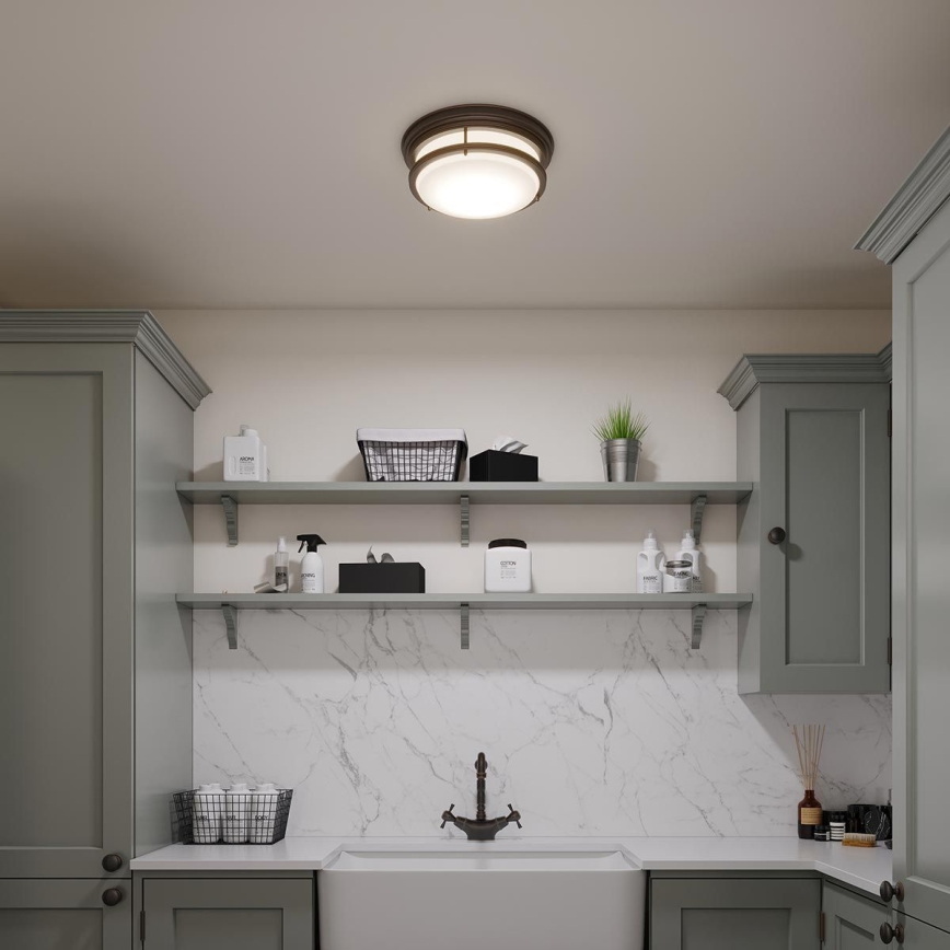 Hinkley - Plafonnier pour salle de bains HADLEY 3xE27/40W/230V IP44 bronze