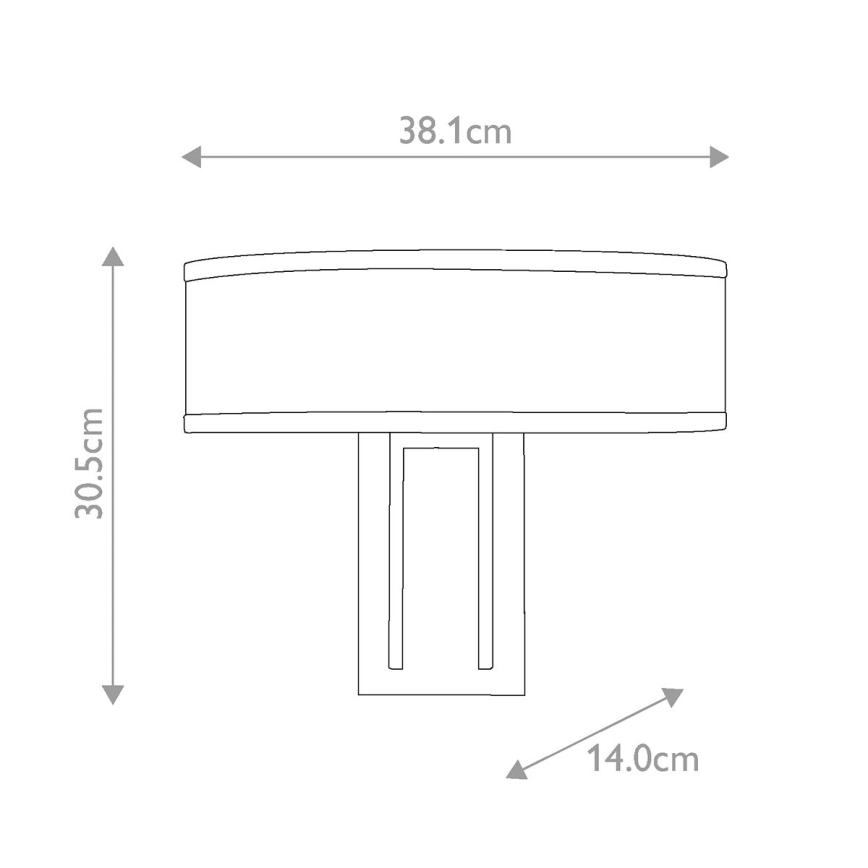 Hinkley - Applique murale HAMPTON 2xE14/40W/230V dorée
