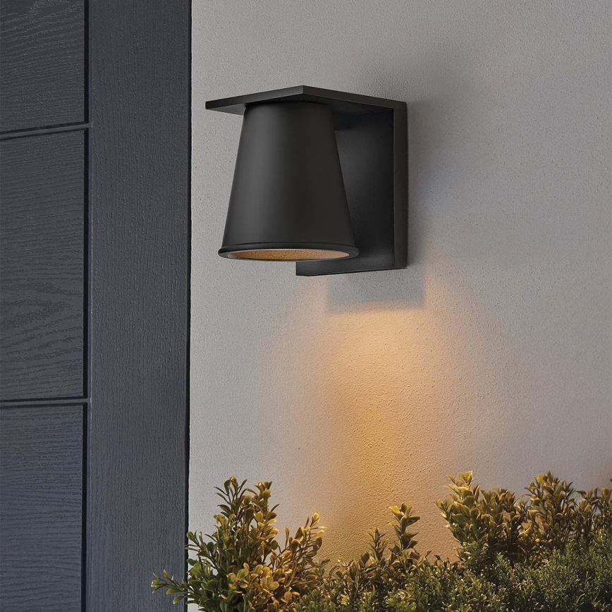 Hinkley - Applique murale extérieure HANS 1xGU10/8W/230V IP44 noir