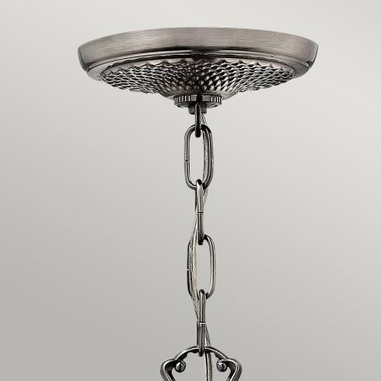 Hinkley - Suspension chaîne PLANTATION 4xE14/40W/230V argent