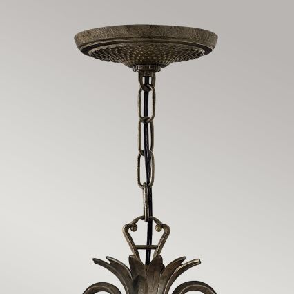 Hinkley - Suspension chaîne PLANTATION 4xE14/40W/230V bronze