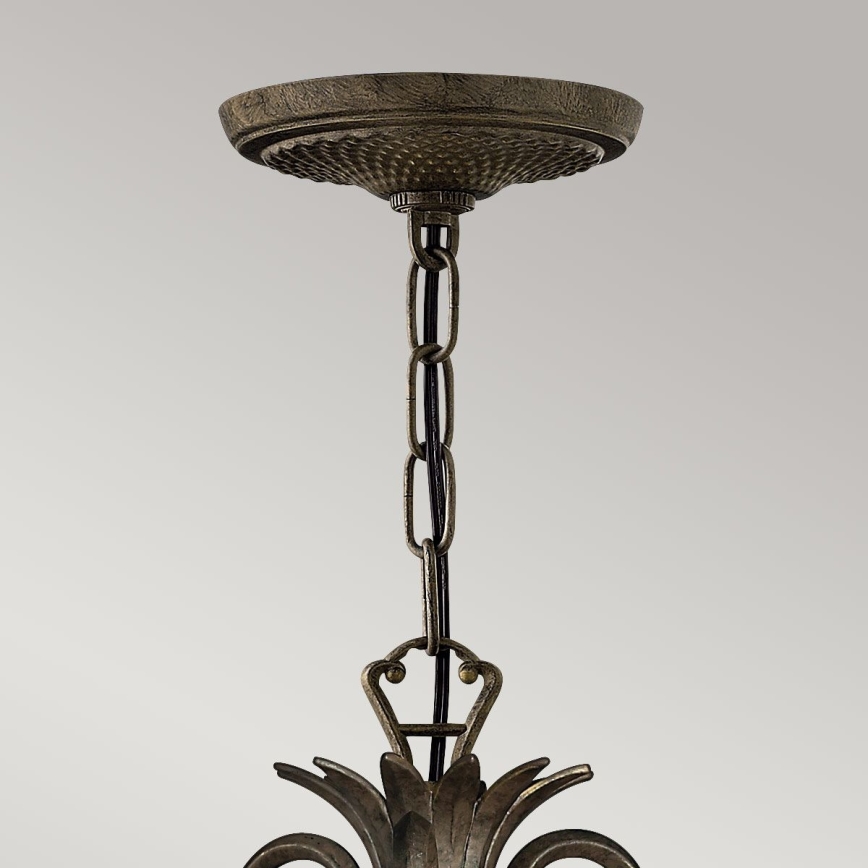 Hinkley - Suspension chaîne PLANTATION 4xE14/40W/230V bronze