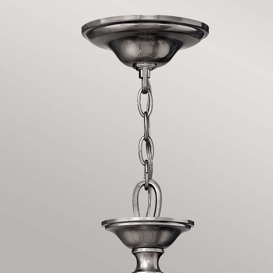 Hinkley - Lustre sur chaîne SUSSEX 5xE14/40W/230V chrome mat