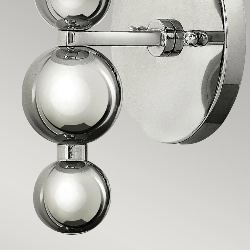 Hinkley - Applique murale ZELDA 1xE27/60W/230V chrome brillant