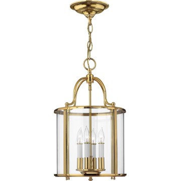 Hinkley - Lustre à chaîne GENTRY 4xE14/60W/230V doré